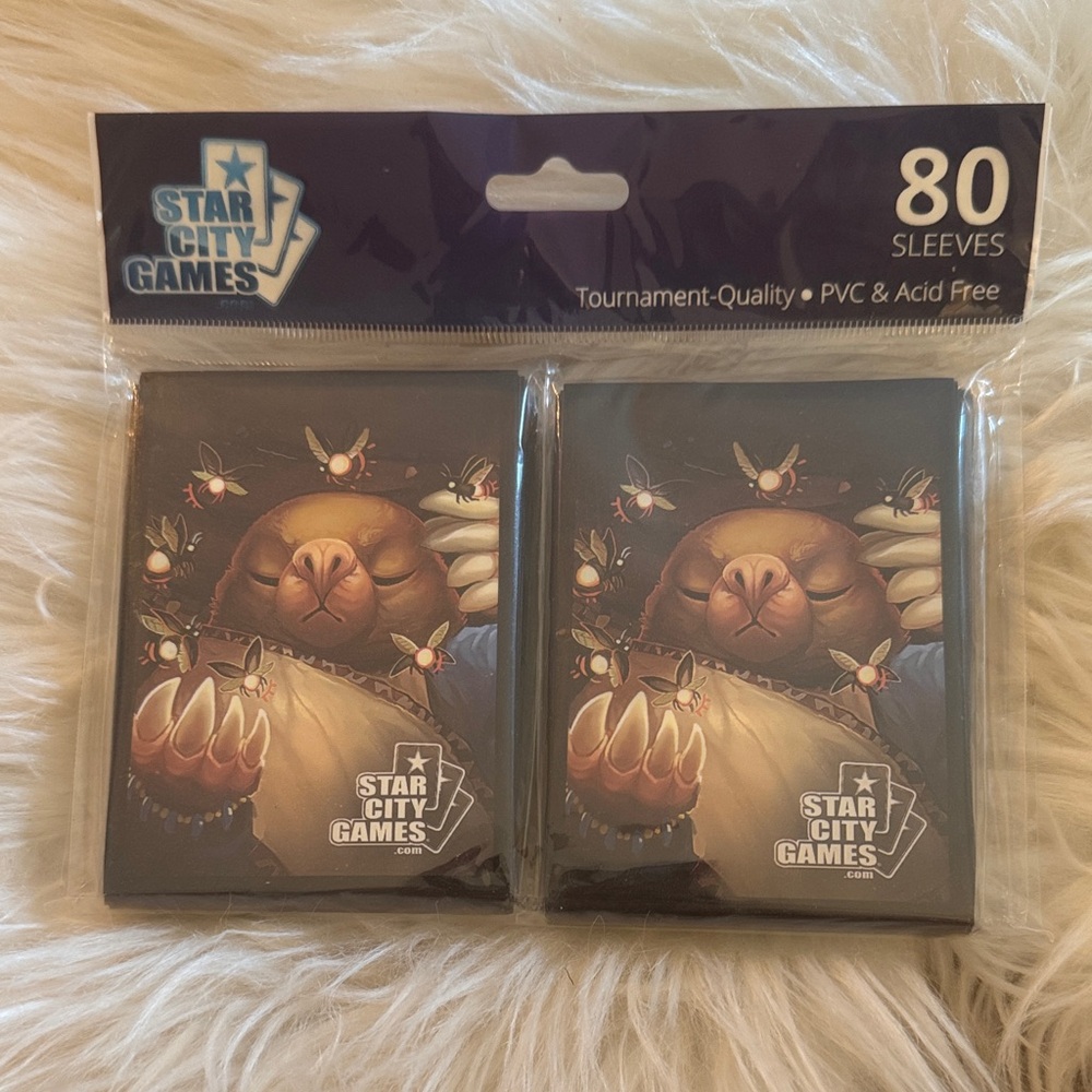 Star City Games Trading Card Sleeves - Black and Brown